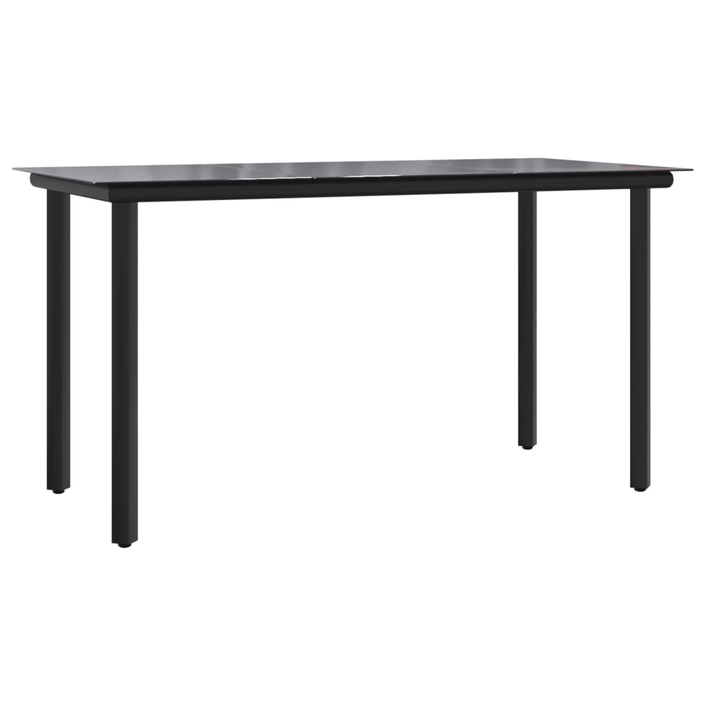 7-tlg. Garten-Essgruppe mit Kissen Braun Poly Rattan