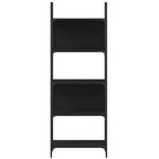 Bücherregal 5 Böden Schwarz 60,5x24x166,5 cm Holzwerkstoff