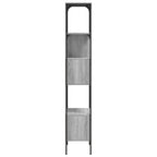 Bücherregal 5 Böden Grau Sonoma 76x33x188,5 cm Holzwerkstoff