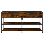 Schuhbank Räuchereiche 100x42,5x50 cm Holzwerkstoff