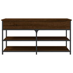 Schuhbank Braun Eichen-Optik 100x42,5x50 cm Holzwerkstoff