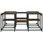 Couchtisch Räuchereiche 91x91x40 cm Holzwerkstoff