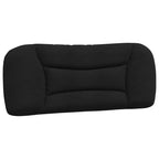 Bettgestell mit LED ohne Matratze "Hvar" Schwarz 100x200 cm Stoff