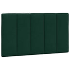 Bettgestell mit LED ohne Matratze "Hanko" Dunkelgrün 80x200 cm Samt
