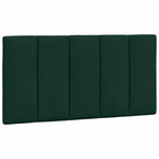 Bettgestell mit LED ohne Matratze "Hanko" Dunkelgrün 100x200 cm Samt