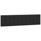 Bettgestell mit LED ohne Matratze "Hanko" Schwarz 200x200 cm Samt