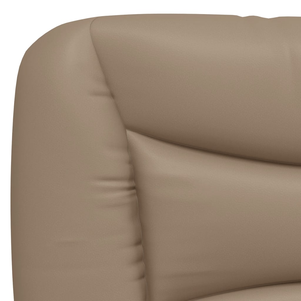 Bettgestell mit LED ohne Matratze "Hvar" Cappuccino-Braun 80x200 cm