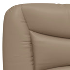 Bettgestell mit LED ohne Matratze "Hvar" Cappuccino-Braun 100x200 cm