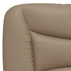 Bettgestell mit LED ohne Matratze "Hvar" Cappuccino-Braun 140x190 cm