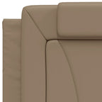 Bettgestell "Viana" mit LED ohne Matratze Cappuccino-Braun 80x200 cm