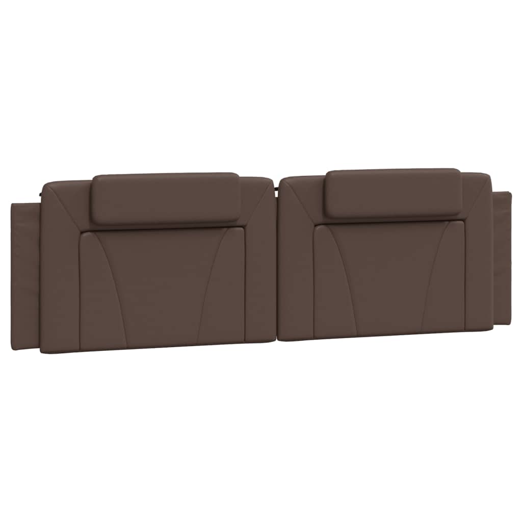Bettgestell "Viana" mit LED ohne Matratze Braun 180x200 cm