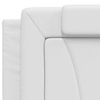 Bettgestell "Viana" mit LED ohne Matratze Weiß 200x200 cm