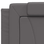 Bettgestell "Viana" mit LED ohne Matratze Grau 200x200 cm