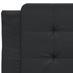 Bettgestell mit LED ohne Matratze "Zadar" Schwarz 80x200 cm