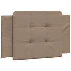 Bettgestell mit LED ohne Matratze "Zadar" Cappuccino-Braun 80x200 cm