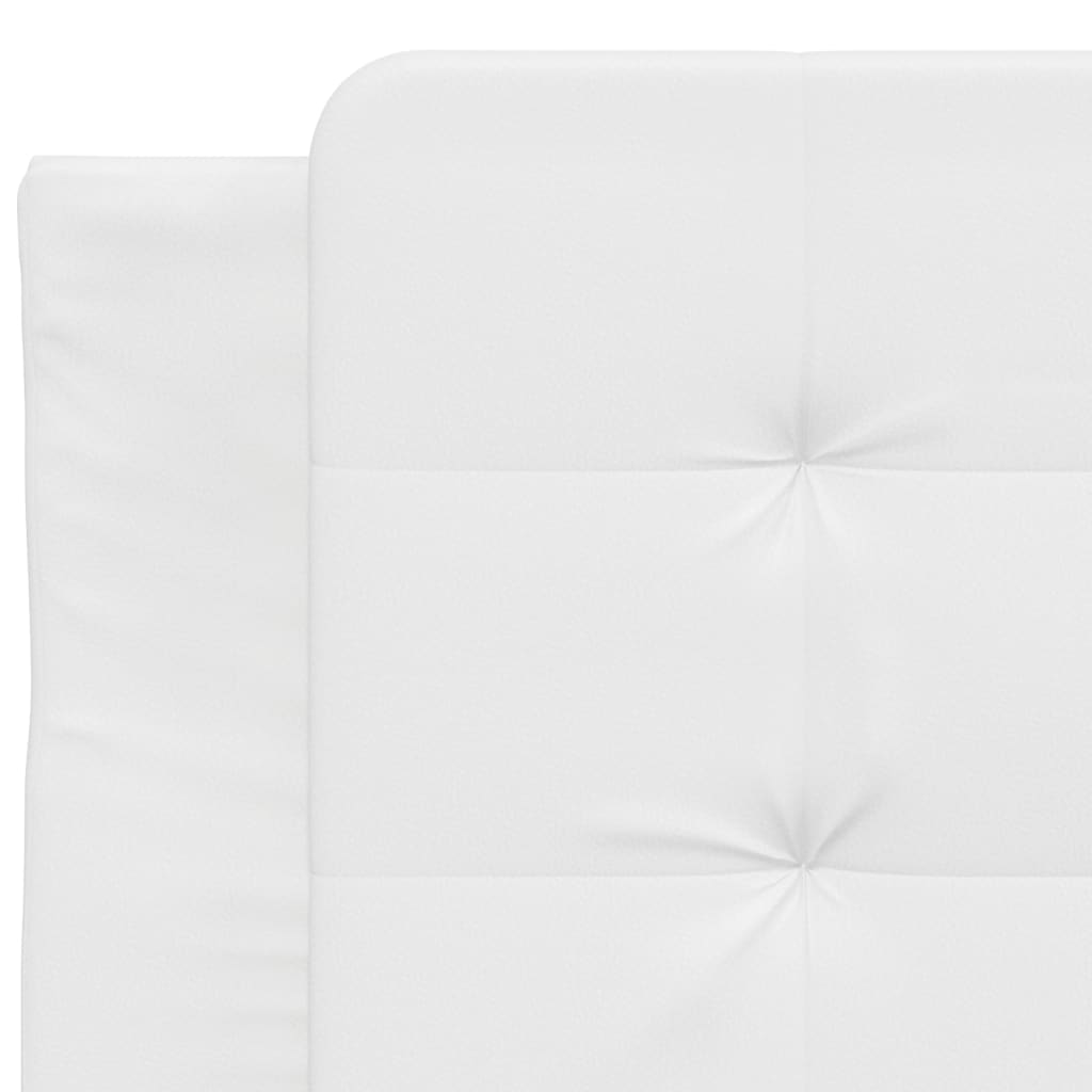 Bettgestell mit LED ohne Matratze "Zadar" Weiß 90x190 cm
