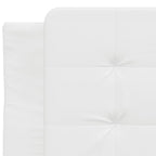 Bettgestell mit LED ohne Matratze "Zadar" Weiß 90x200 cm