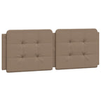 Bettgestell mit LED ohne Matratze "Zadar" Cappuccino-Braun 120x200 cm