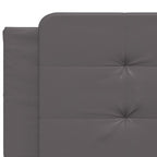 Bettgestell mit LED ohne Matratze "Zadar" Grau 200x200 cm