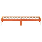 Tagesbett ohne Matratze Wachsbraun 90x200 cm Massivholz Kiefer