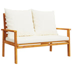 4-tlg. Garten-Lounge-Set mit Kissen Massivholz Akazie