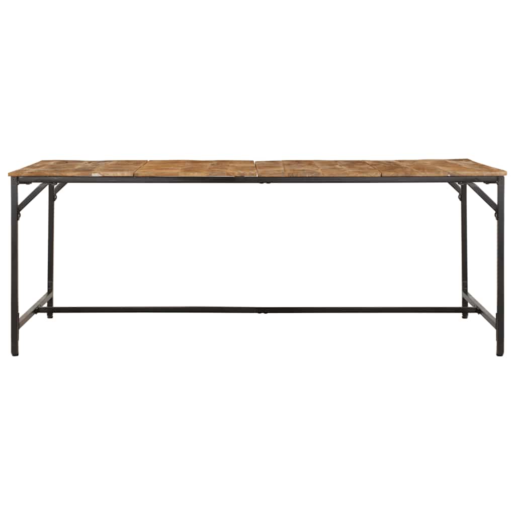 Esstisch 200x100x75 cm Raues Massivholz Mango