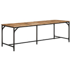 Esstisch 220x90x75 cm Raues Massivholz Mango