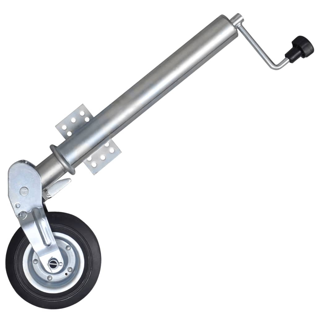 Stützrad 60 mm mit 2 Stützrohren und 2 Klemmen