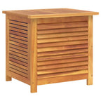 Gartenbox mit Lüftungsschlitzen 60x50x56 cm Massivholz Akazie