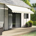 Markisenvolant Creme Gestreift 3,5 m