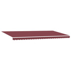 Markise Automatisch mit LED Weinrot 600x300 cm
