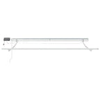 Markise Manuell mit LED Braun 300x250 cm