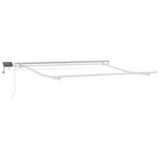 Markise Manuell mit LED Braun 300x250 cm