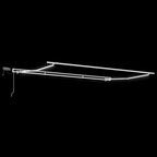 Markise Manuell mit LED Braun 450x300 cm