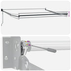 Markise Automatisch Braun 450x300 cm