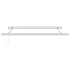 Markise Einziehbar Anthrazit und Weiß 3x2,5 m Stoff & Aluminium