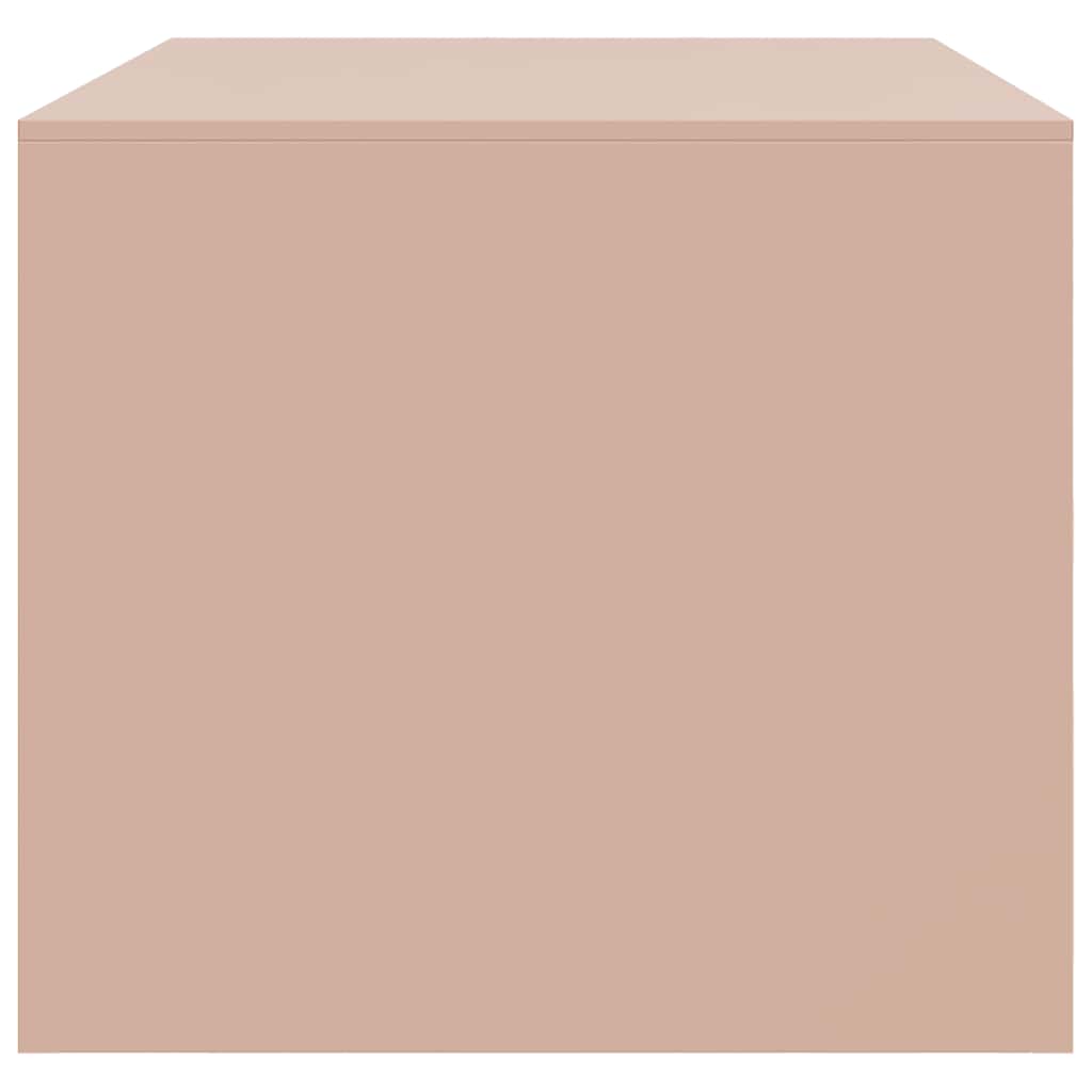 Couchtisch Rosa 67x50x44 cm Stahl