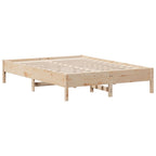 Massivholzbett ohne Matratze 150x200 cm Kiefernholz