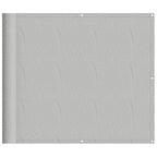 Balkon-Sichtschutz Hellgrau 90x300 cm 100 % Polyester-Oxford