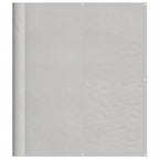 Balkon-Sichtschutz Hellgrau 120x600 cm 100 % Polyester-Oxford