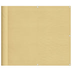 Balkon-Sichtschutz Sandfarben 90x800 cm 100% Polyester-Oxford