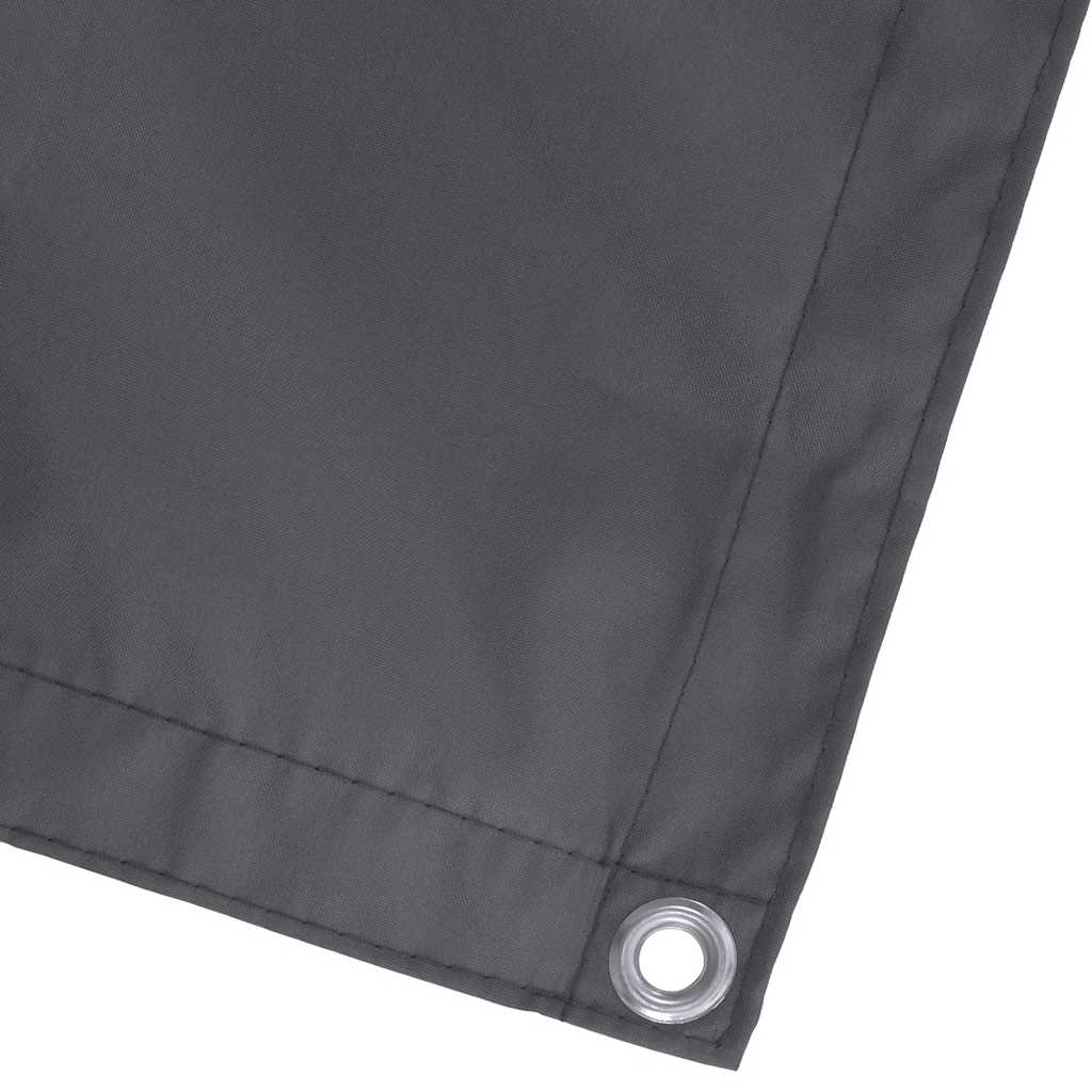 Balkon-Sichtschutz Anthrazit 90x800 cm 100 % Polyester-Oxford