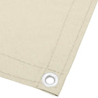 Balkon-Sichtschutz Creme 75x800 cm 100 % Polyester-Oxford