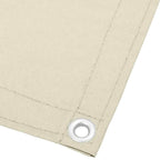 Balkon-Sichtschutz Creme 90x800 cm 100 % Polyester-Oxford