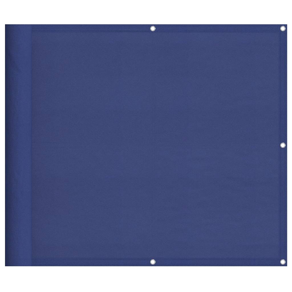 Balkon-Sichtschutz Blau 90x800 cm 100 % Polyester-Oxford