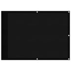 Balkon-Sichtschutz Schwarz 75x1000 cm 100 % Polyester-Oxford