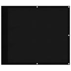Balkon-Sichtschutz Schwarz 90x700 cm 100 % Polyester-Oxford