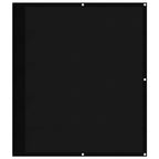 Balkon-Sichtschutz Schwarz 120x700 cm 100 % Polyester-Oxford