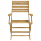 Gartenstühle 2 Stk. Klappbar 54,5x61,5x86,5cm Massivholz Akazie
