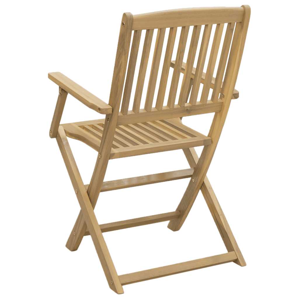 Gartenstühle 2 Stk. Klappbar 54x61x88 cm Massivholz Akazie
